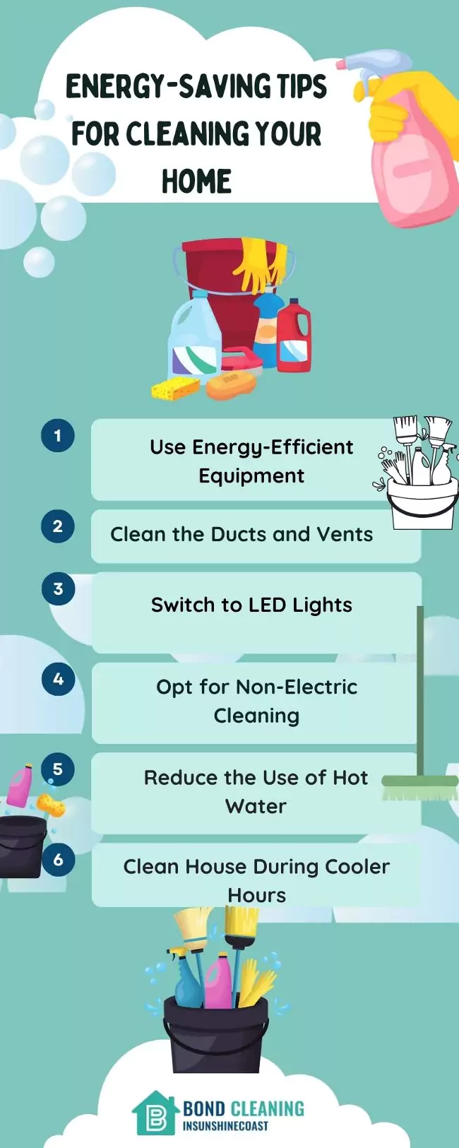 energy saving tips for cleaning house effectively